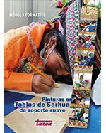 Libro de Módulo formativo: pinturas en tablas de Sarhua de soporte suave